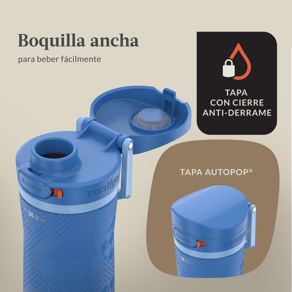 Botella de Agua Contigo Ally Love Jackson Chill 709 ml Azul-2