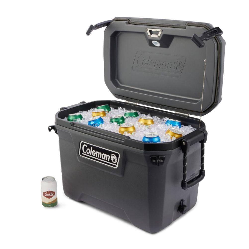 Cooler Coleman Convoy 55 Qt / 52 Lt Gris-4