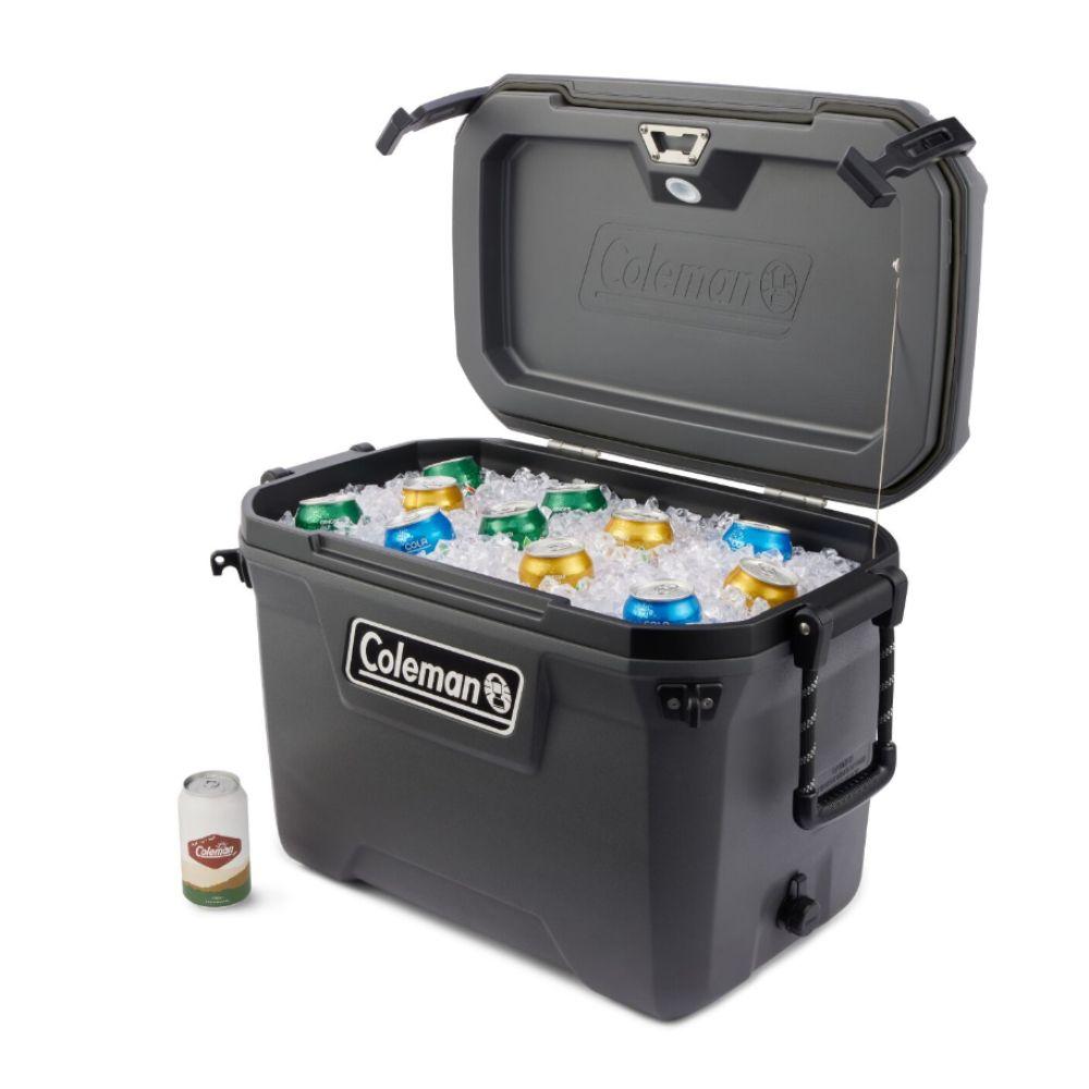 Cooler Coleman Convoy 55 Qt / 52 Lt Gris-4