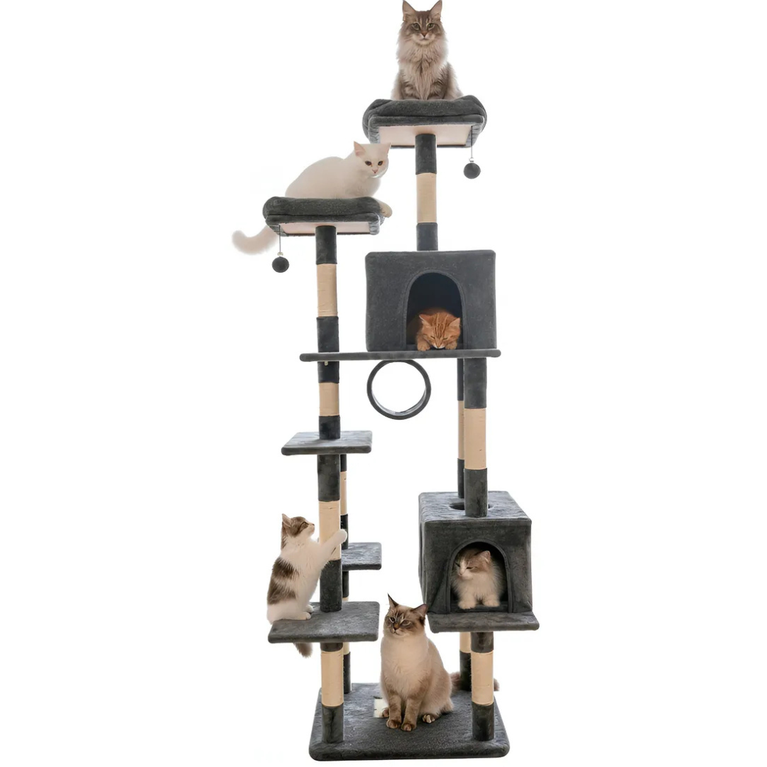 Gimnasio Rascador De Torre Para Gatos 2 06 Metros-3