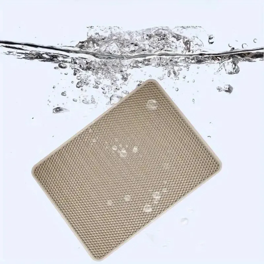 Alfombra Doble Para Arenero Gatos Extragrande 120 70cm-2