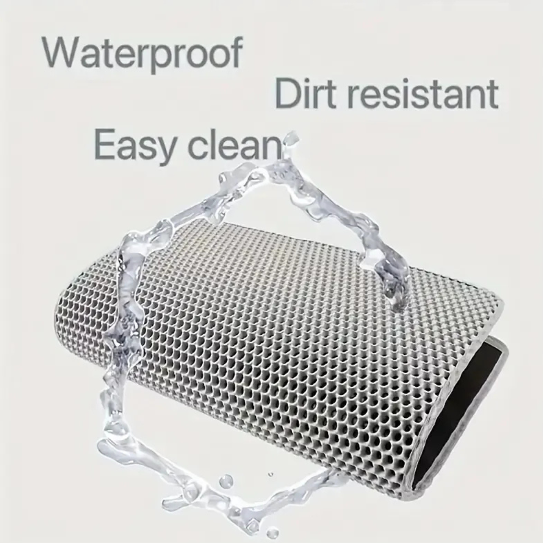 Alfombra Doble Para Arenero Gatos Extragrande 120 70cm-4