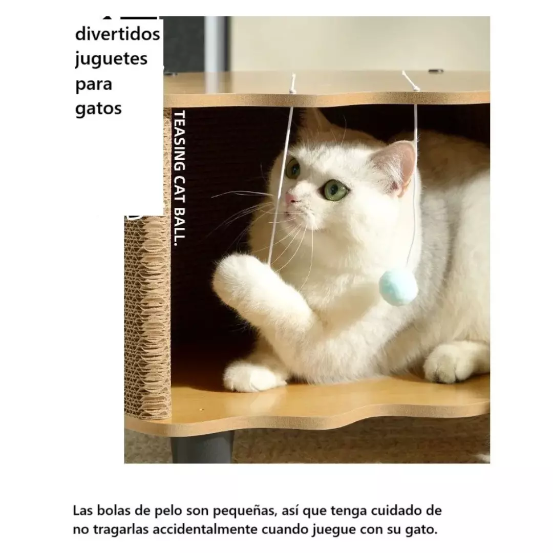 Rascadores De Cart n Tipo Casa Para Mascota Gatos Antiestres-2