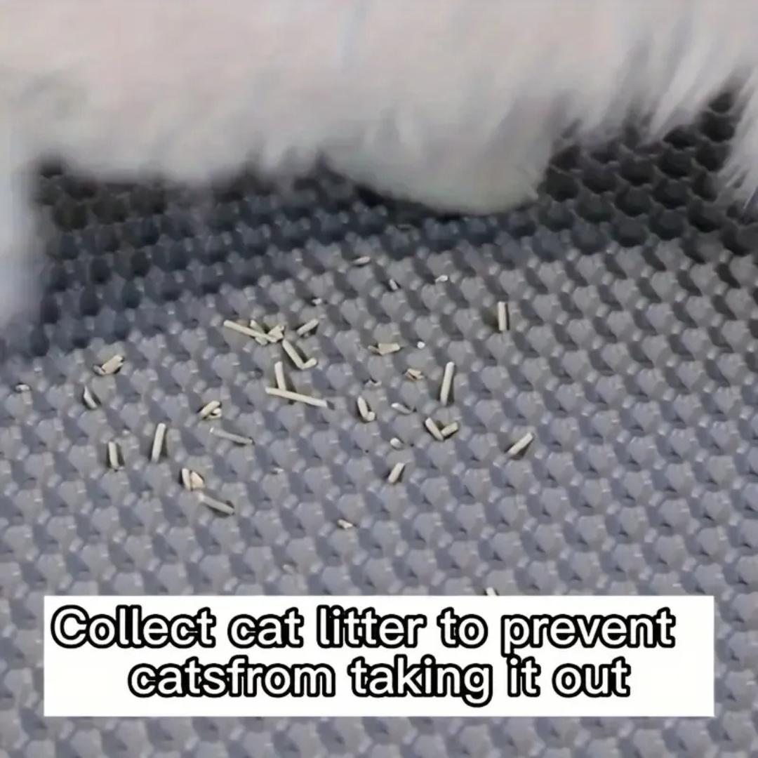 Alfombra Doble Para Arenero Gatos Talla S 45 30cm-7