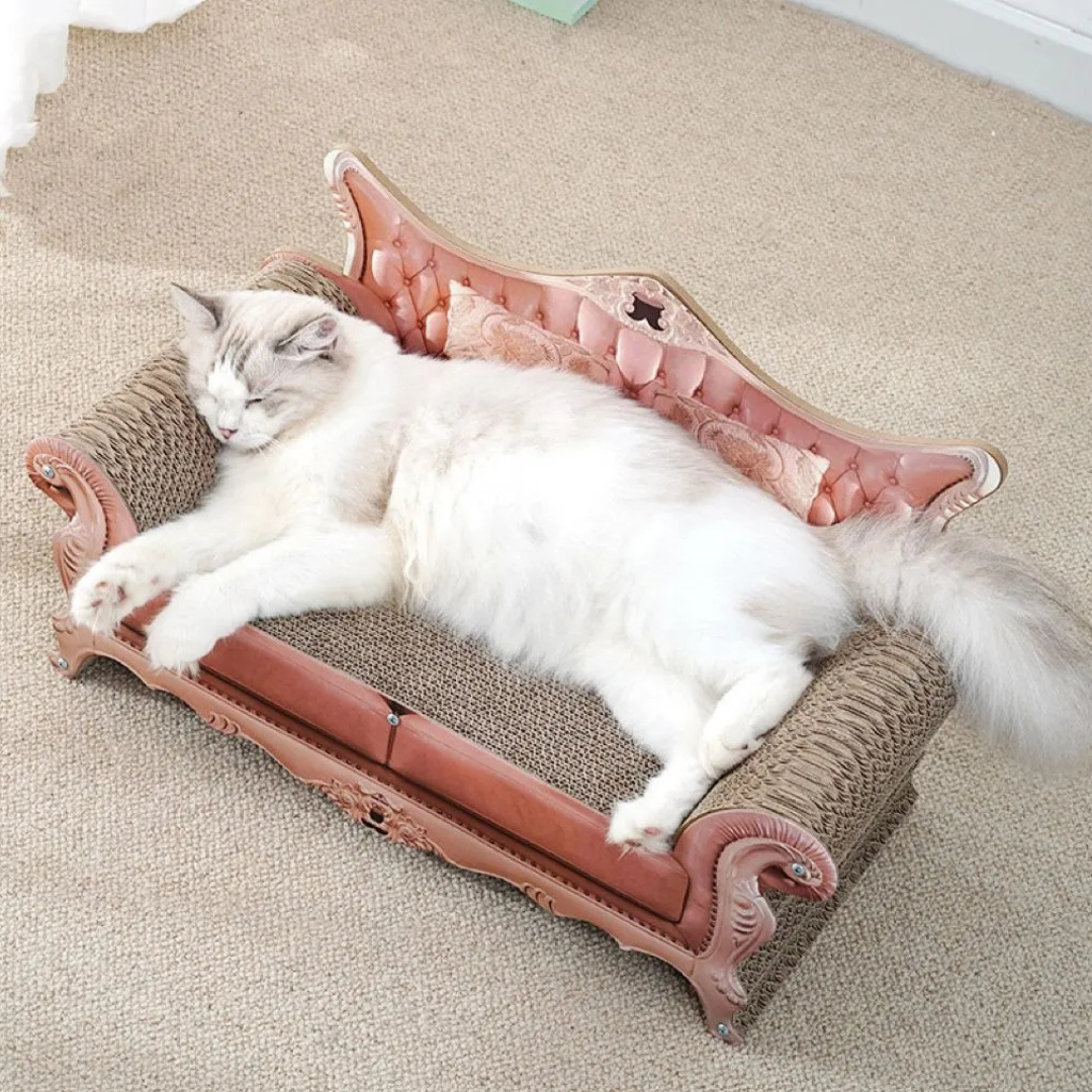 Rascador Tipo Sofa Grande Para Gatos Estilo Europeo Rosa clip icon Rascador Tipo Sofa Grande Para G-3