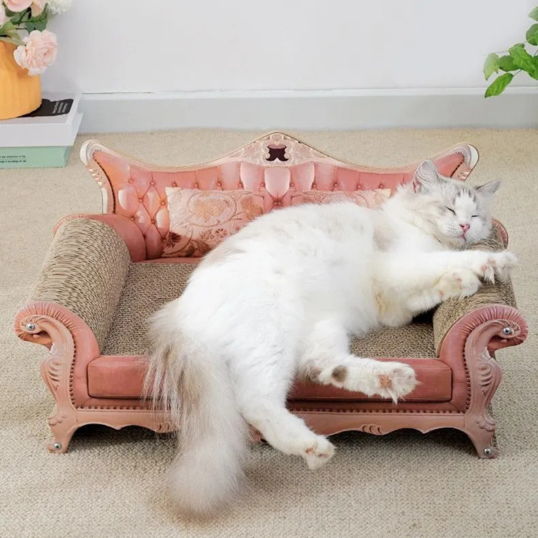 Rascador Tipo Sofa Grande Para Gatos Estilo Europeo Rosa clip icon Rascador Tipo Sofa Grande Para G-5