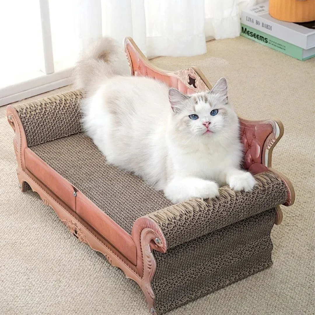 Rascador Tipo Sofa Grande Para Gatos Estilo Europeo Rosa clip icon Rascador Tipo Sofa Grande Para G-6