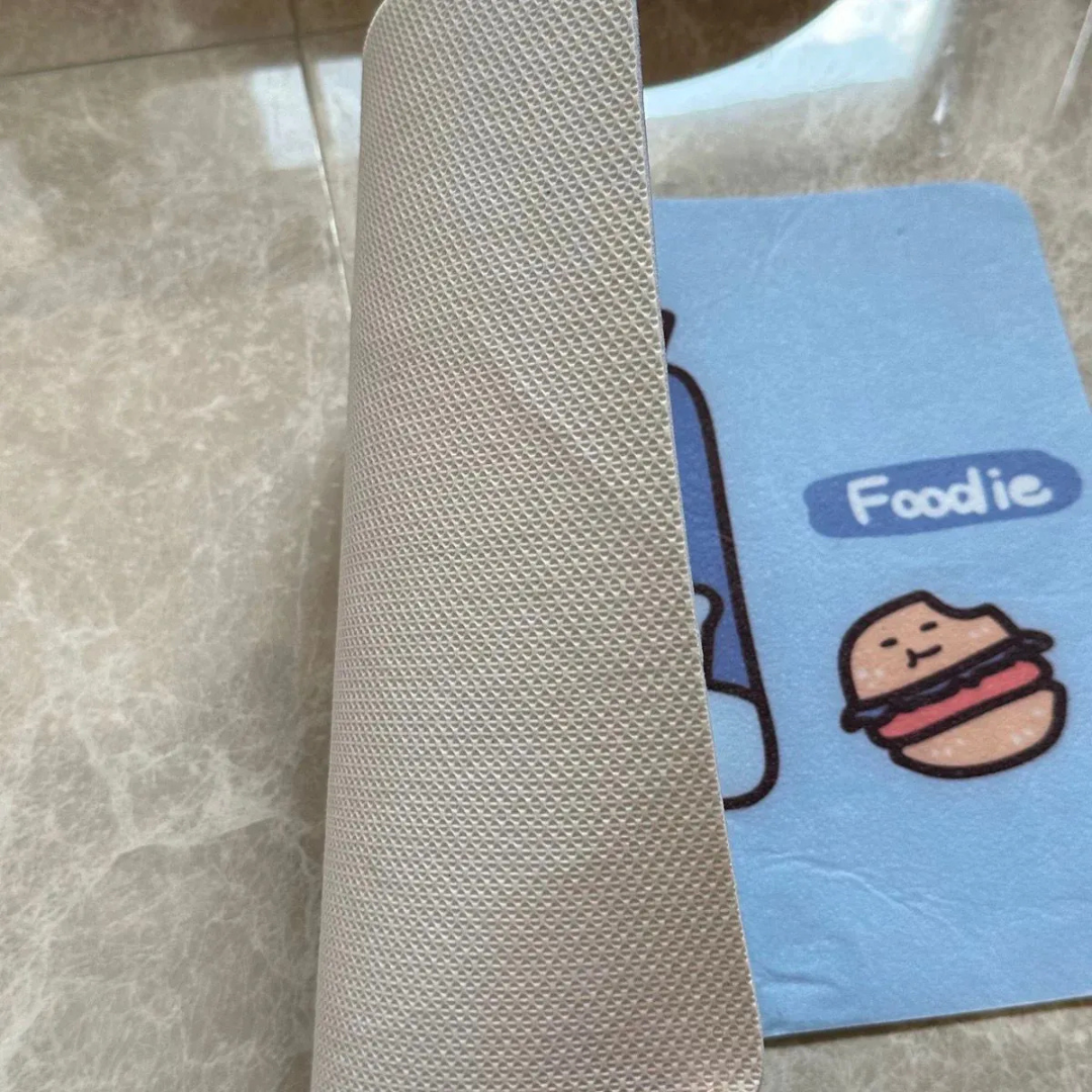 Mantel Silicona Impermeable De Alimento De Mascotas Dibujado-1