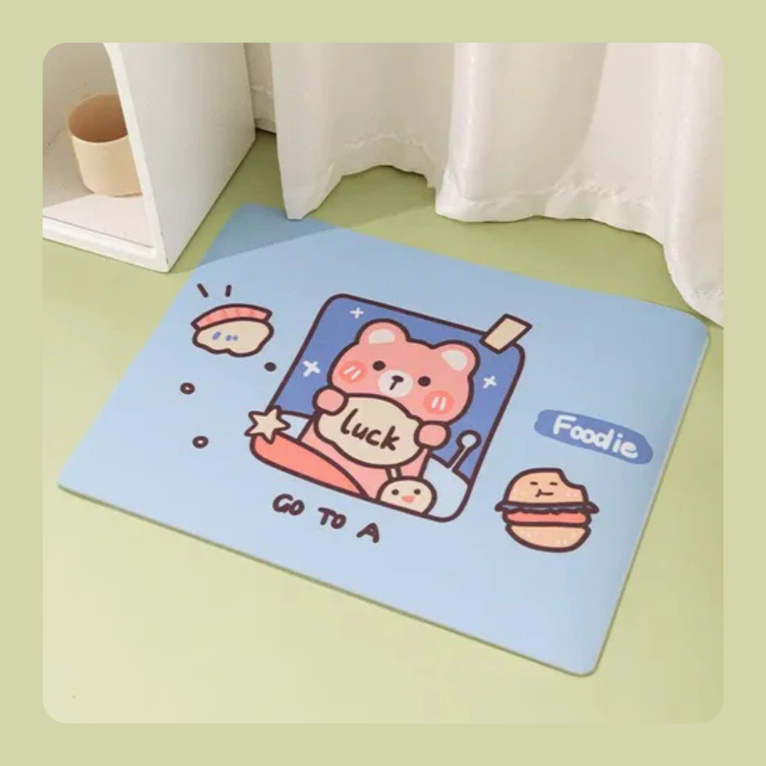 Mantel Silicona Impermeable De Alimento De Mascotas Dibujado-5
