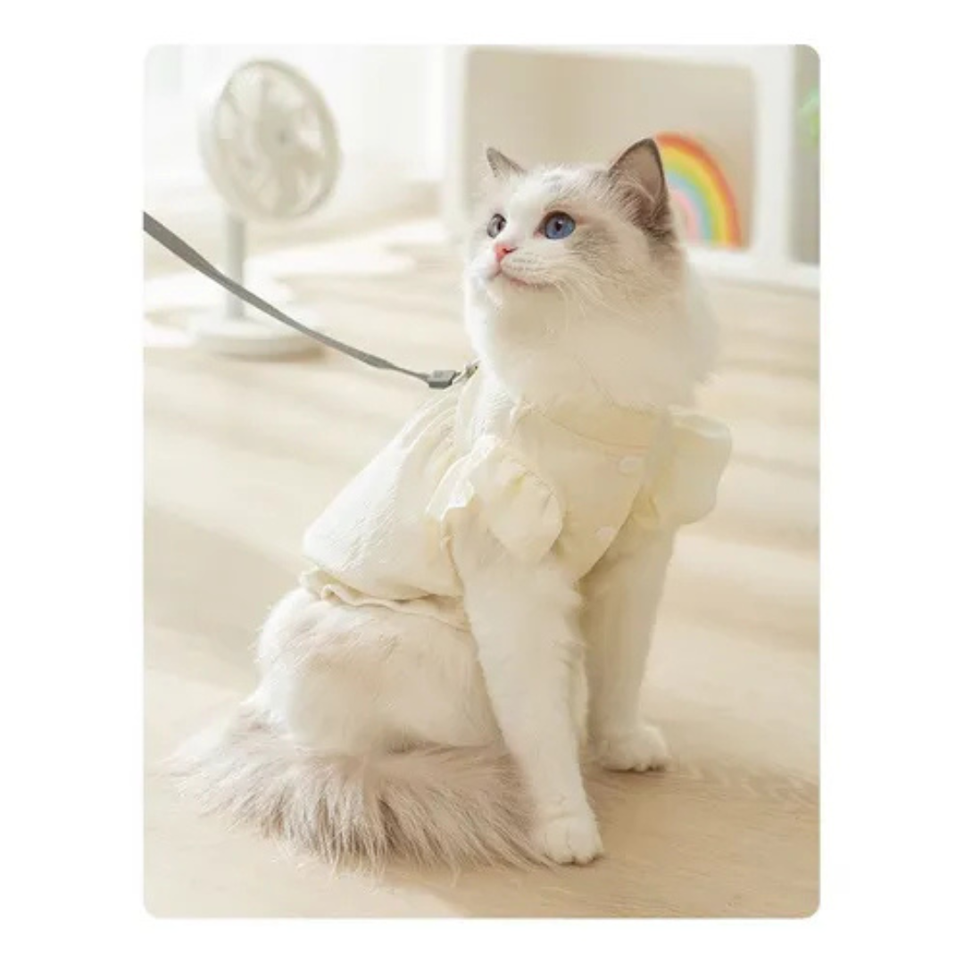 Ropa Vestido Elegante Para Mascota Perro Y Gato-7