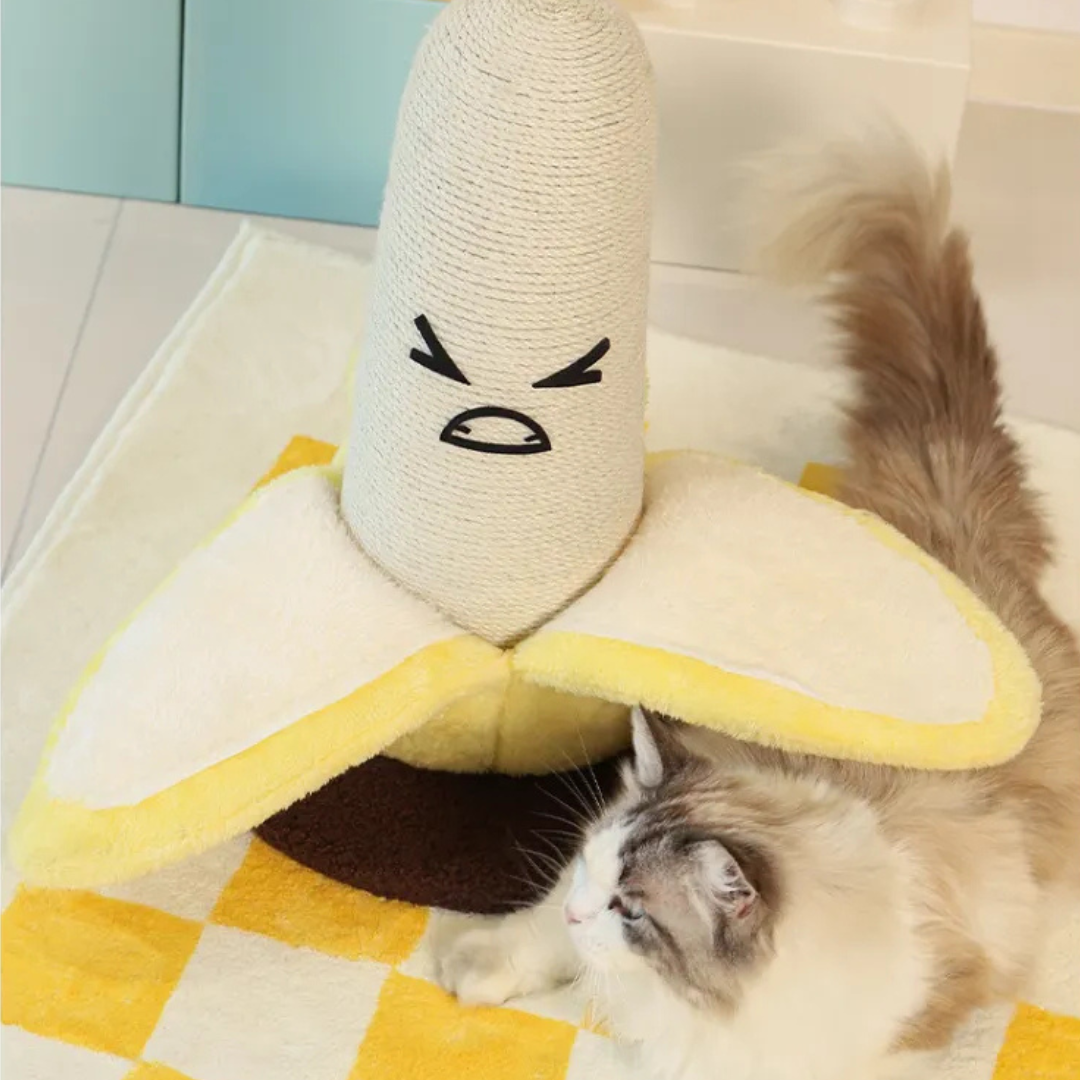 Rascador Para Gatos Con Forma de Plátano-6
