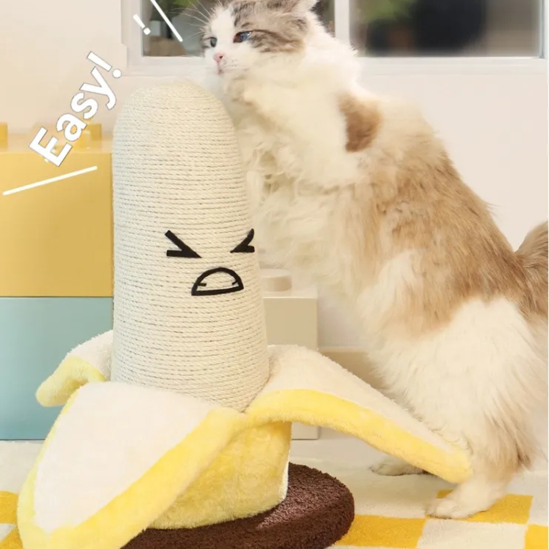 Rascador Para Gatos Con Forma de Plátano-7