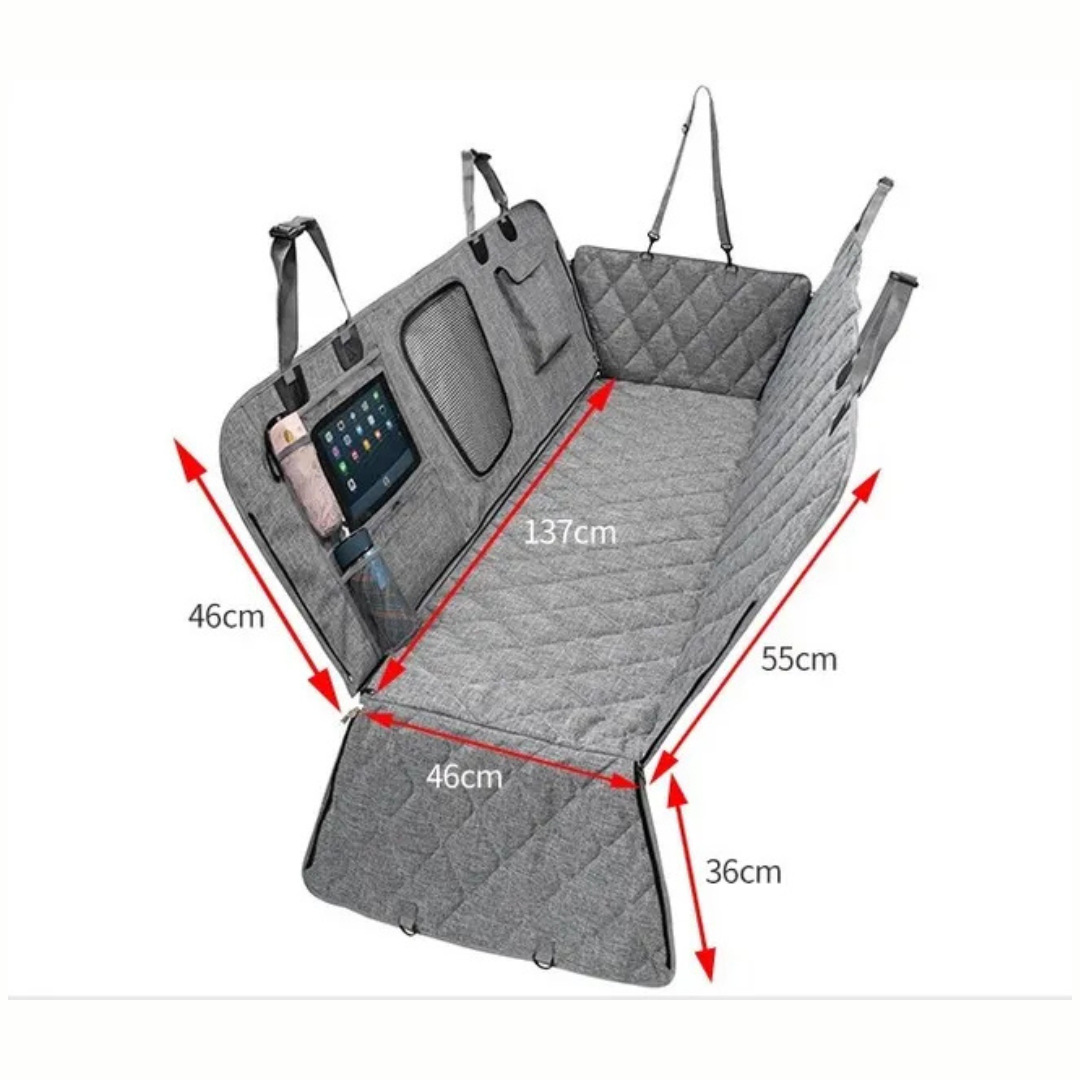 Protector Y Cubierta Asiento Auto Para Mascota Perros-2
