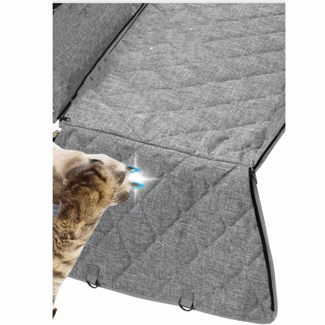 Protector Y Cubierta Asiento Auto Para Mascota Perros-3