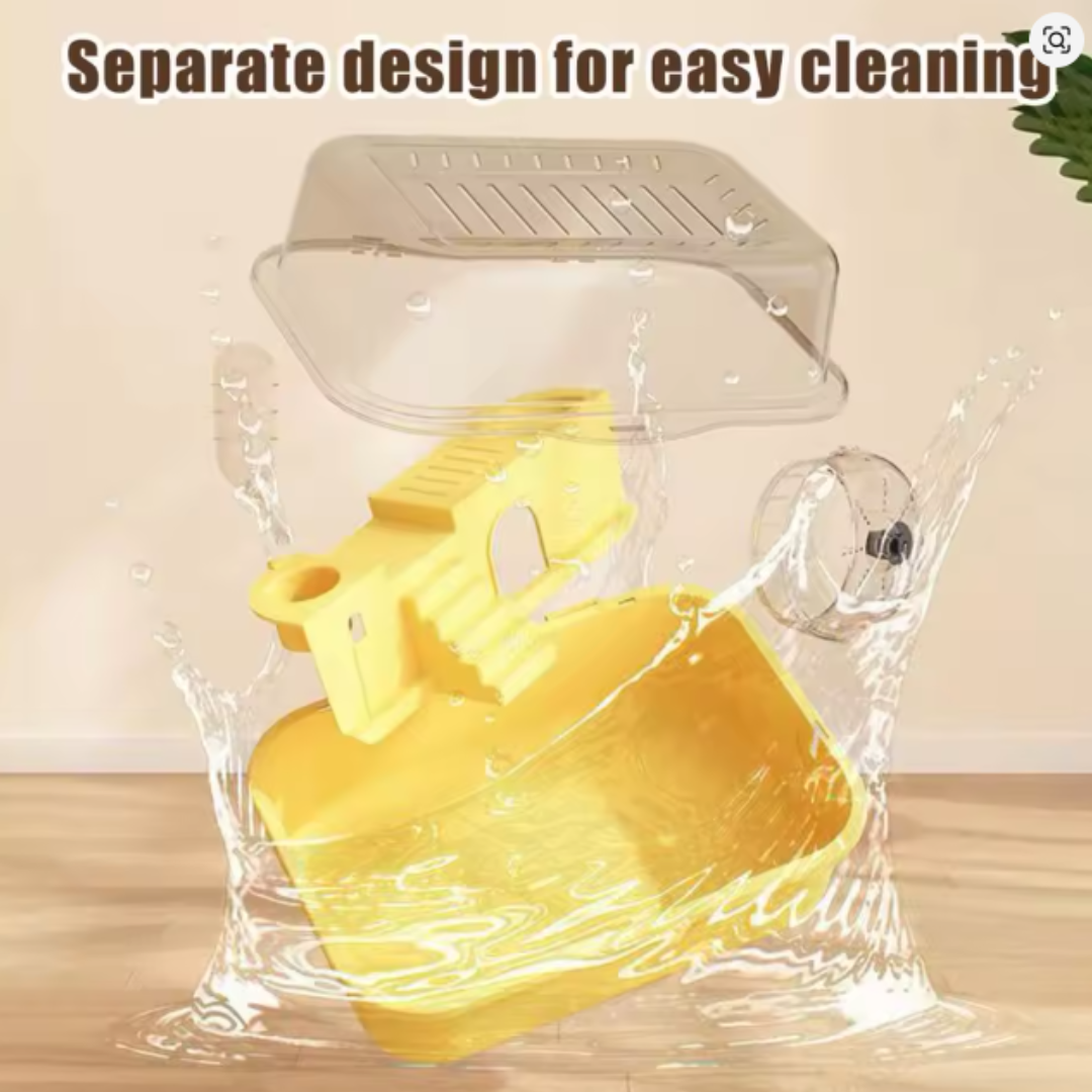 Jaula Para Hamster Con Casa Y Accesorios-4