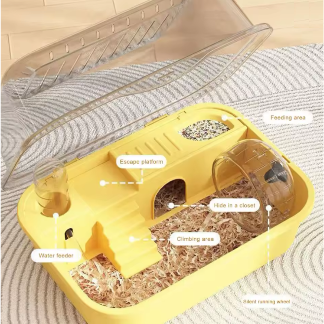 Jaula Para Hamster Con Casa Y Accesorios-5