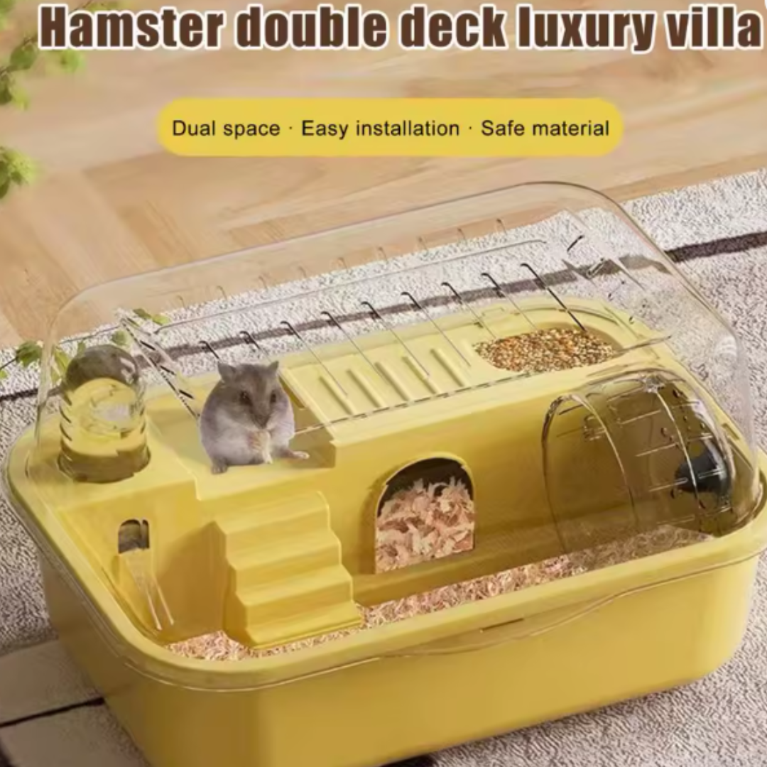 Jaula Para Hamster Con Casa Y Accesorios-7