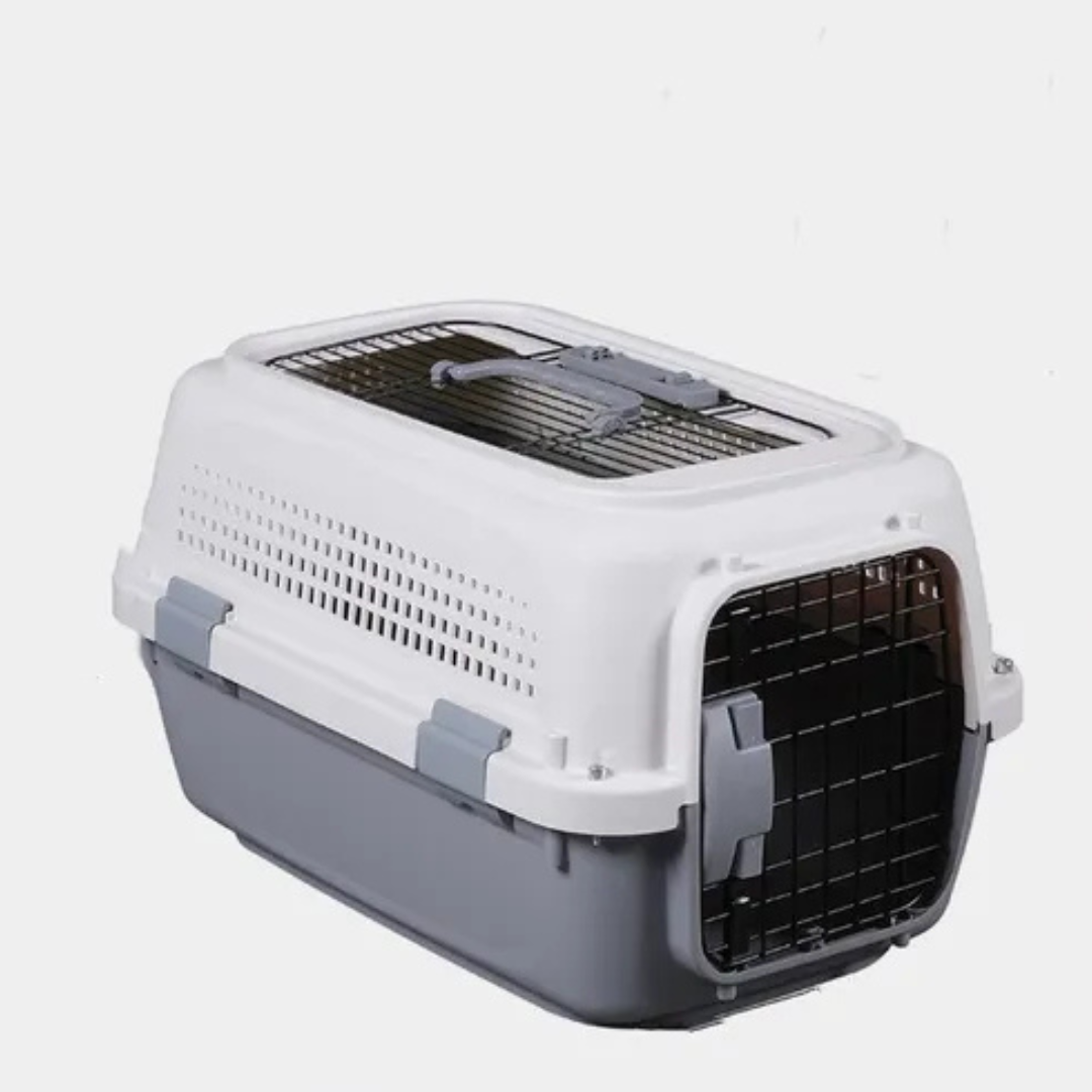 Jaula Canil De Transporte Con Ventanas Met licas M 58cm-2