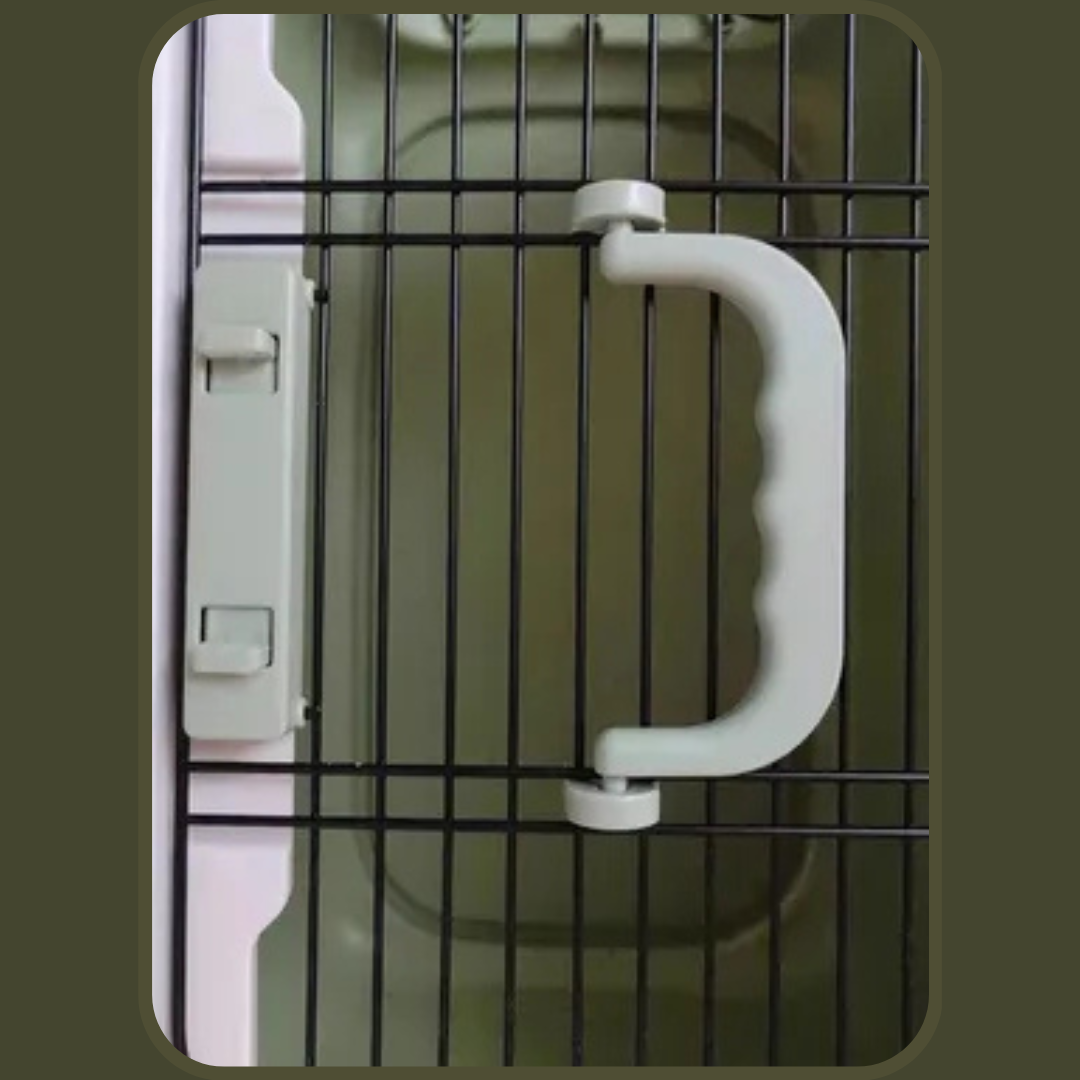 Jaula Canil De Transporte Con Ventanas Met licas M 58cm-4