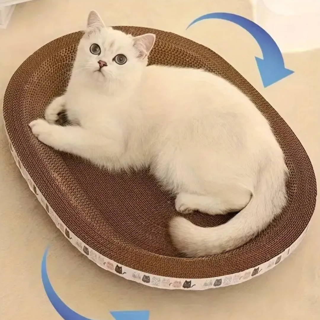 Rascador Mediano De Cart n Corrugado Para Gatos-3