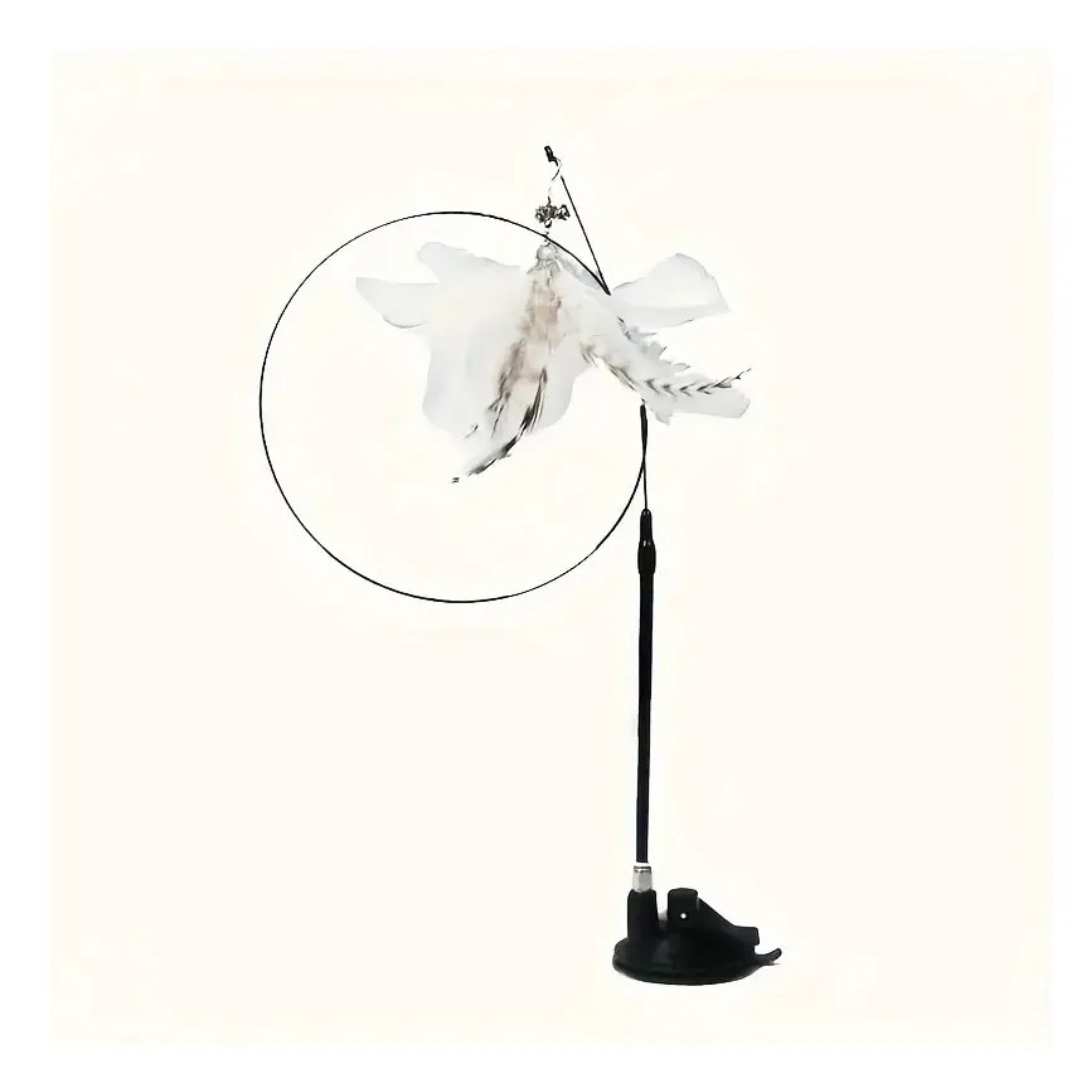 Juguete De Palo Interactivo 3pcs Plumas Gato-5