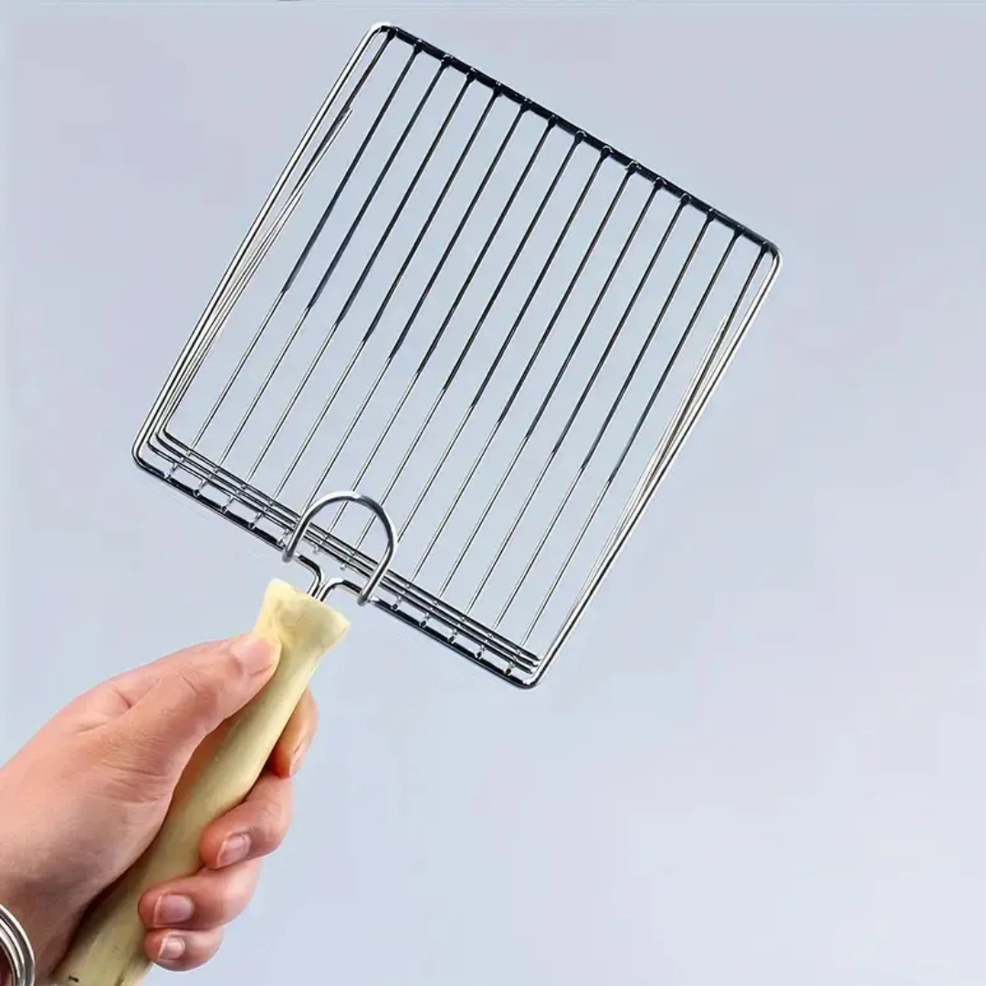 Pala Grande 2en1 Sanitaria Acero Inoxidable Para Arena de Gatos-6