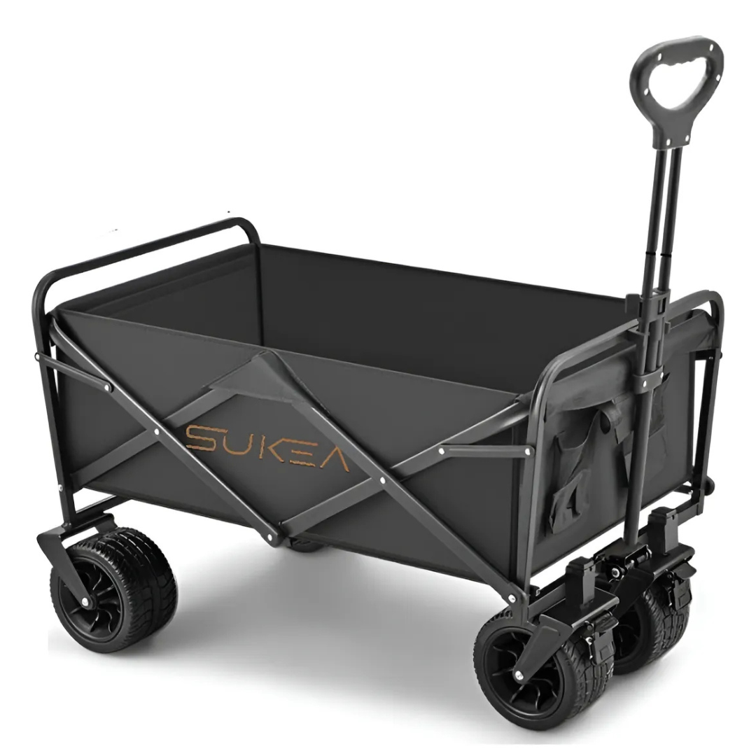 Carro Plegable Para Camping Grande 83cm Maxi 150kg Colores-0