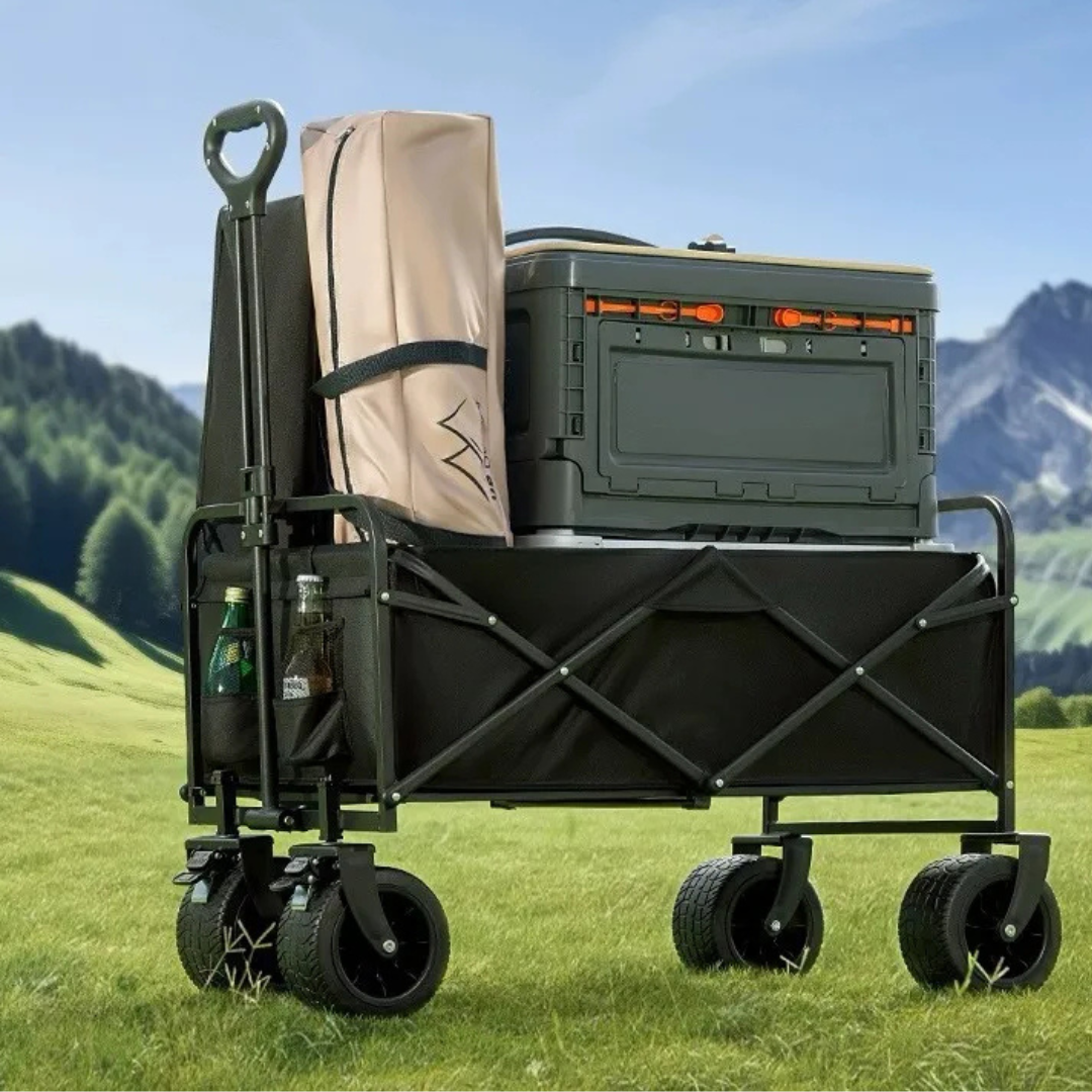Carro Plegable Para Camping Grande 83cm Maxi 150kg Colores-2