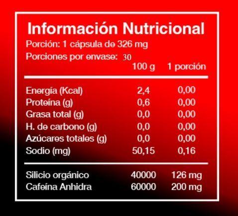 CREATINA MONOHIDRATADA PURA 300GR + 30 CAPSULAS DE CAFEINA ANHIDRA-2