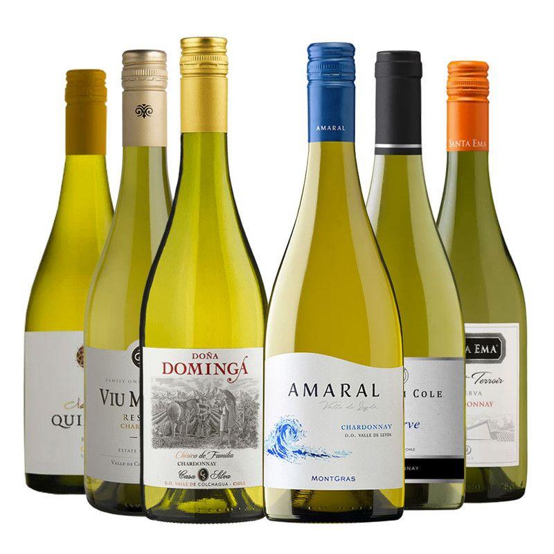 6 Vinos Mix Plus Reserva Chardonnay-0