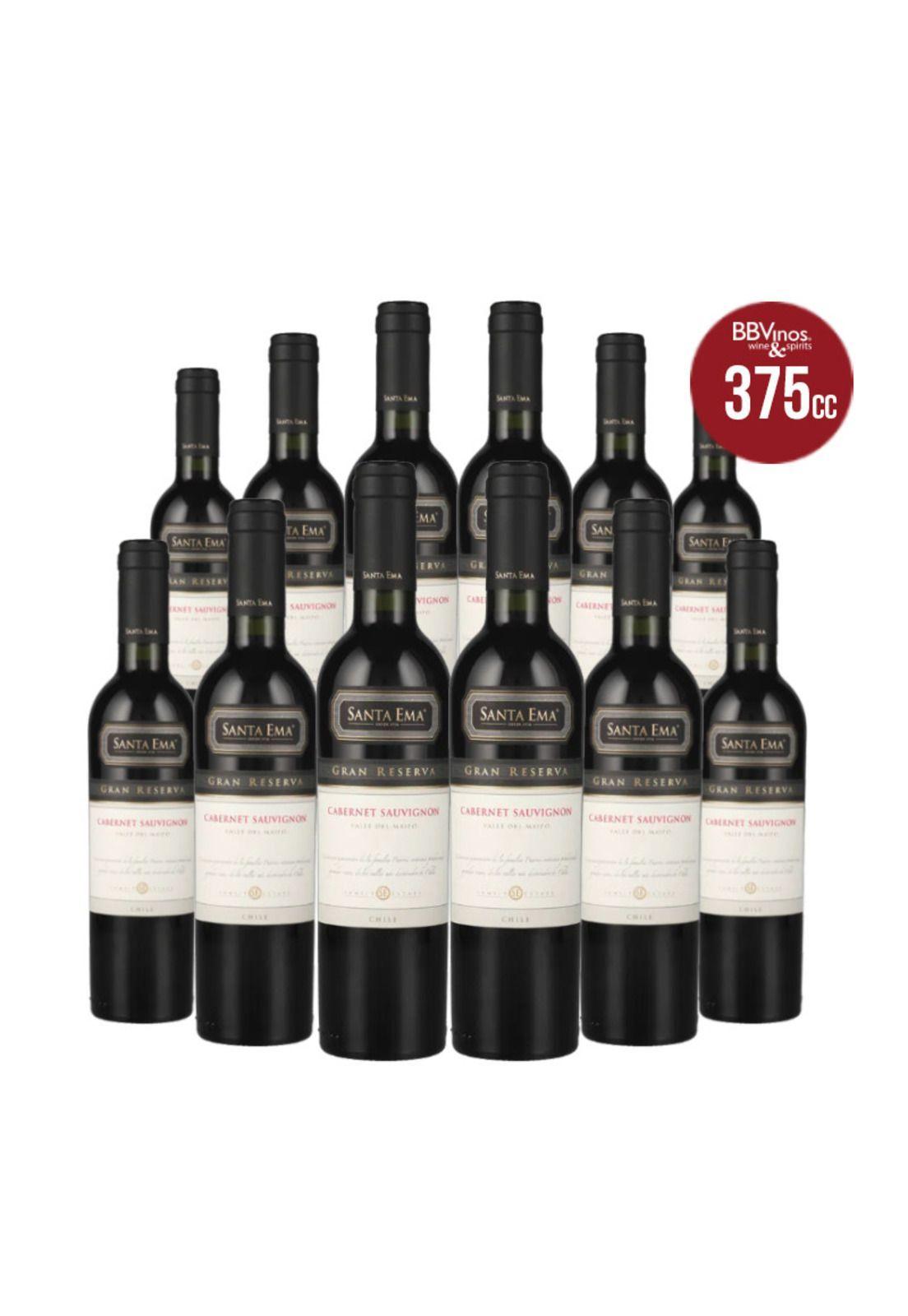 12 Vinos Santa Ema Gran Reserva, Cabernet Sauvignon (375 ml)-0