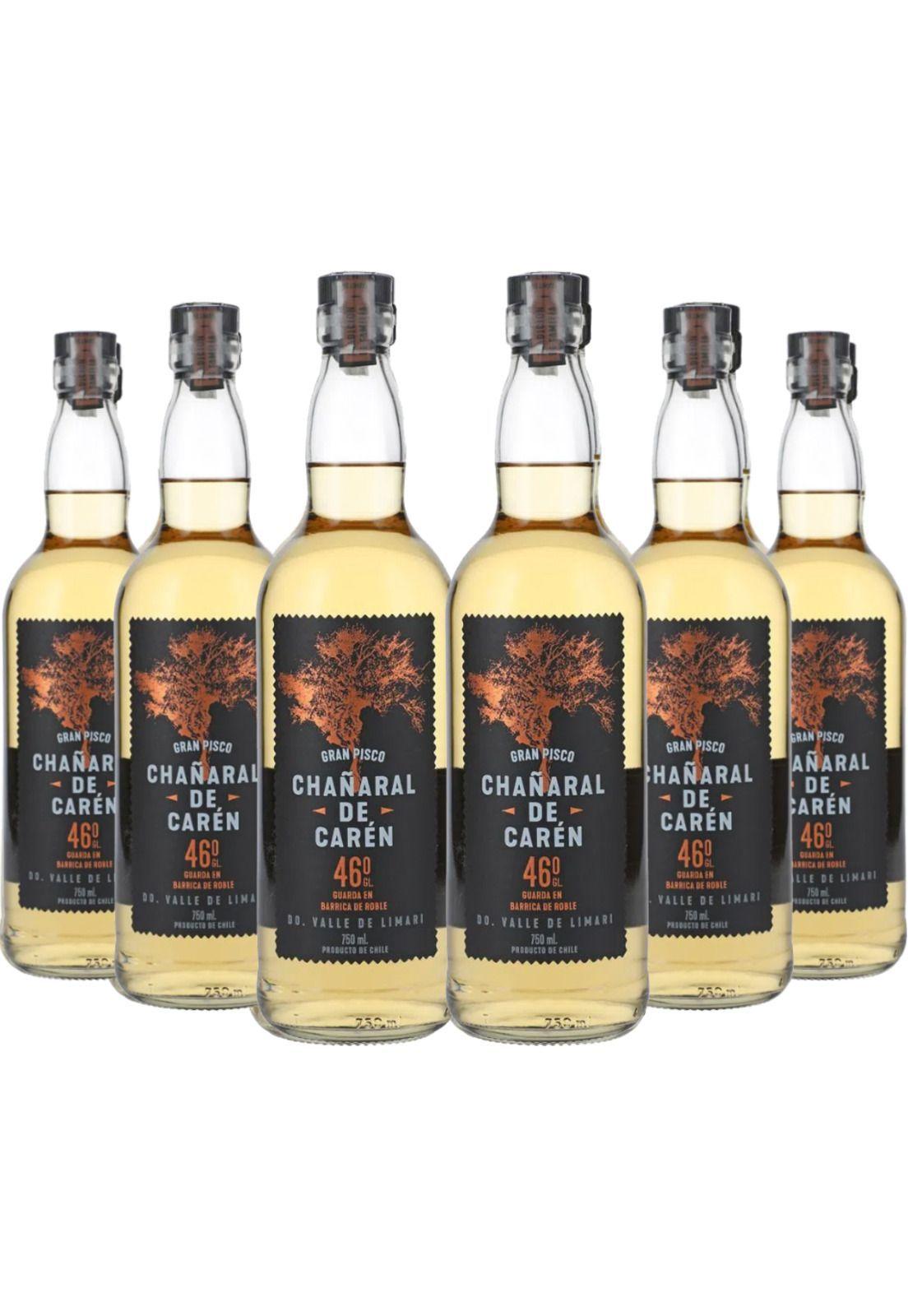 6 Piscos Chañaral De Caren Gran Pisco (750ml. 46%)-0