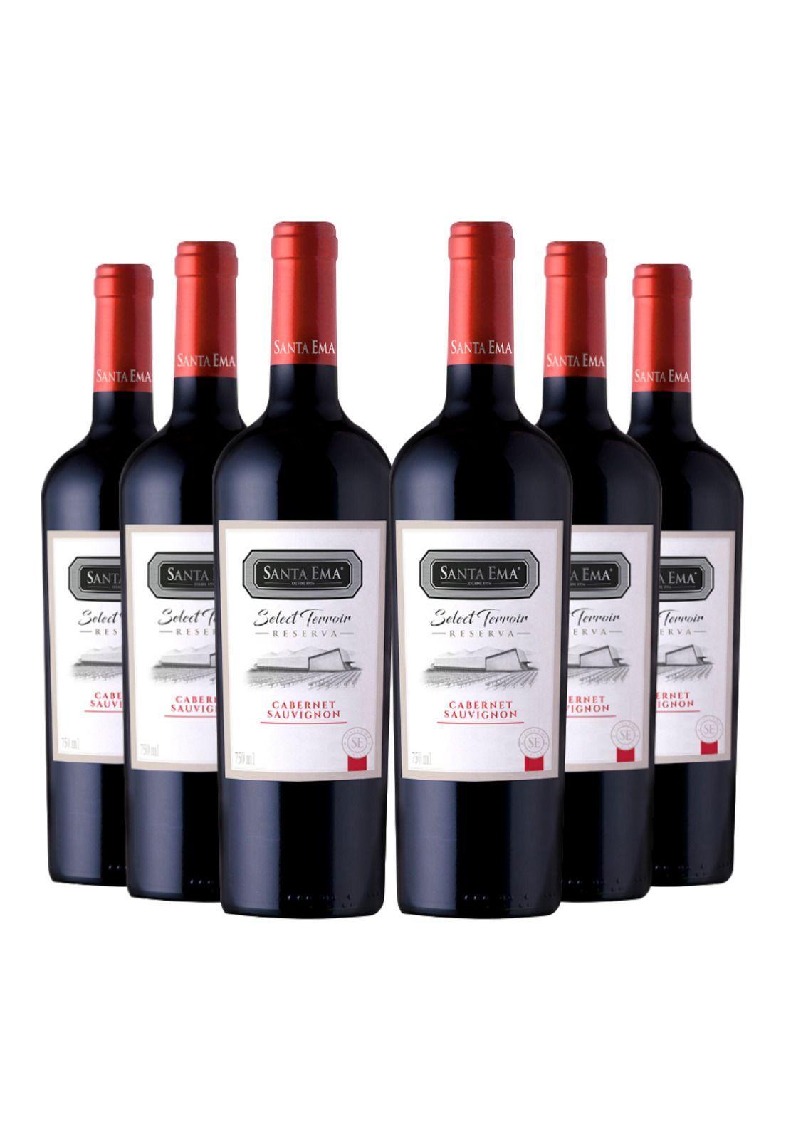 6 Vinos Santa Ema Select Terroir Reserva C. Sauvignon-0