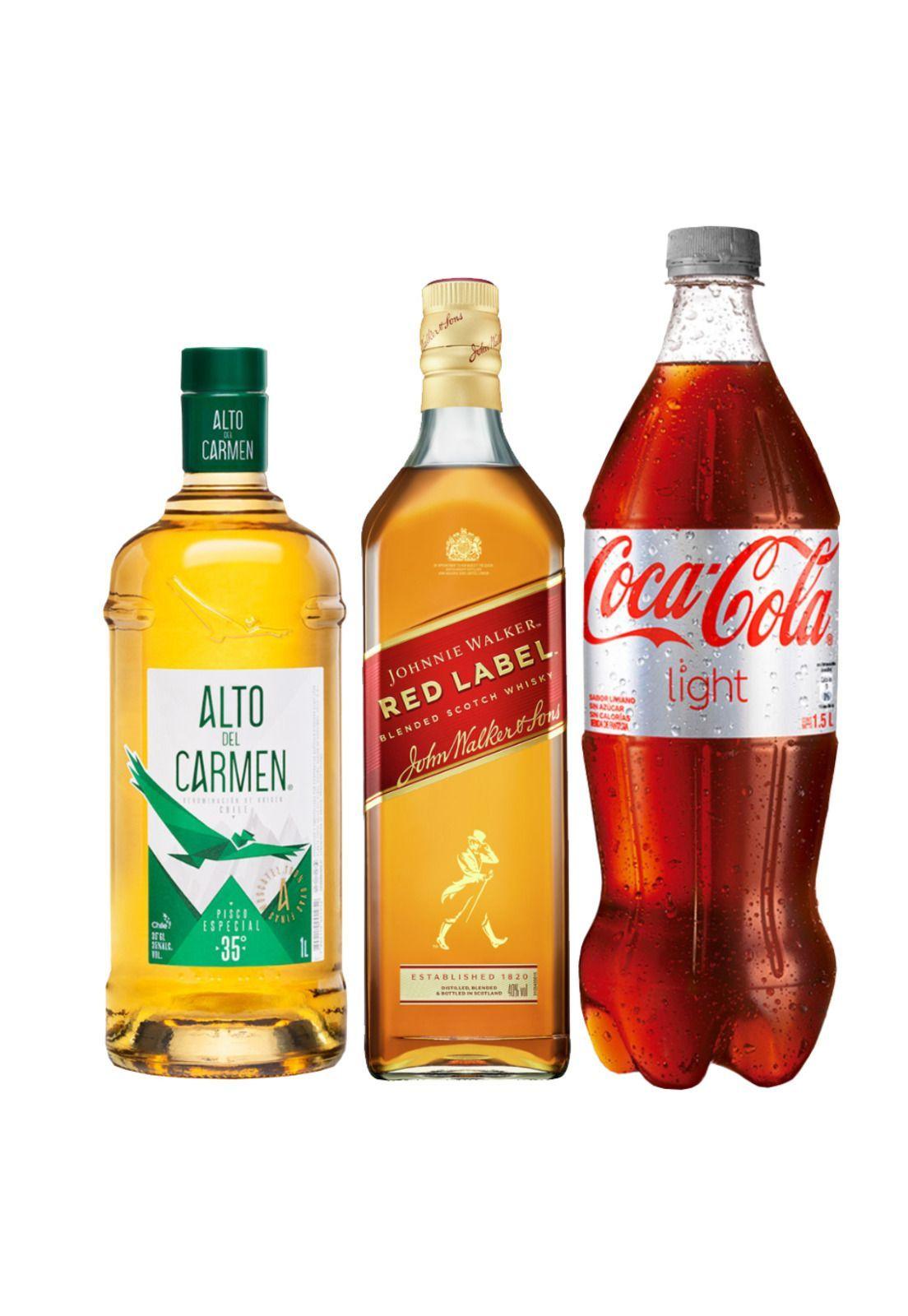 Promo 3: 1 J Walker Red+ 1 A Del Carmen+ 1 C. Cola L-0