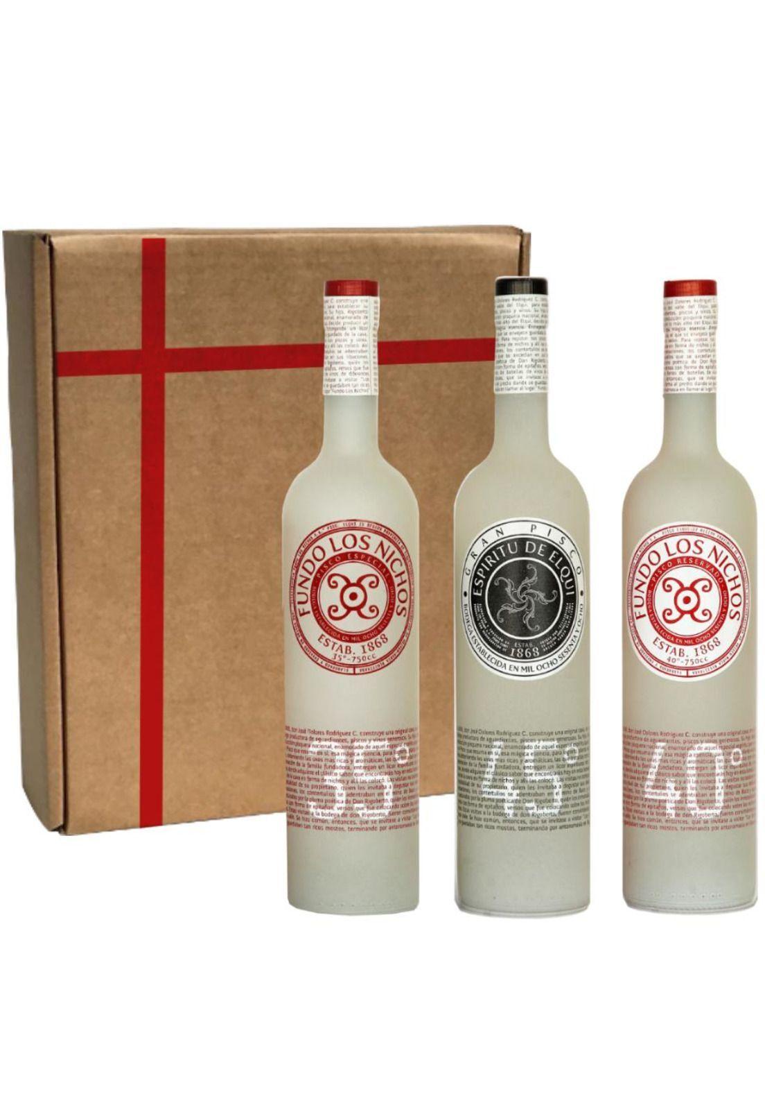 3 Piscos Mix Tripack Elqui Collection-0