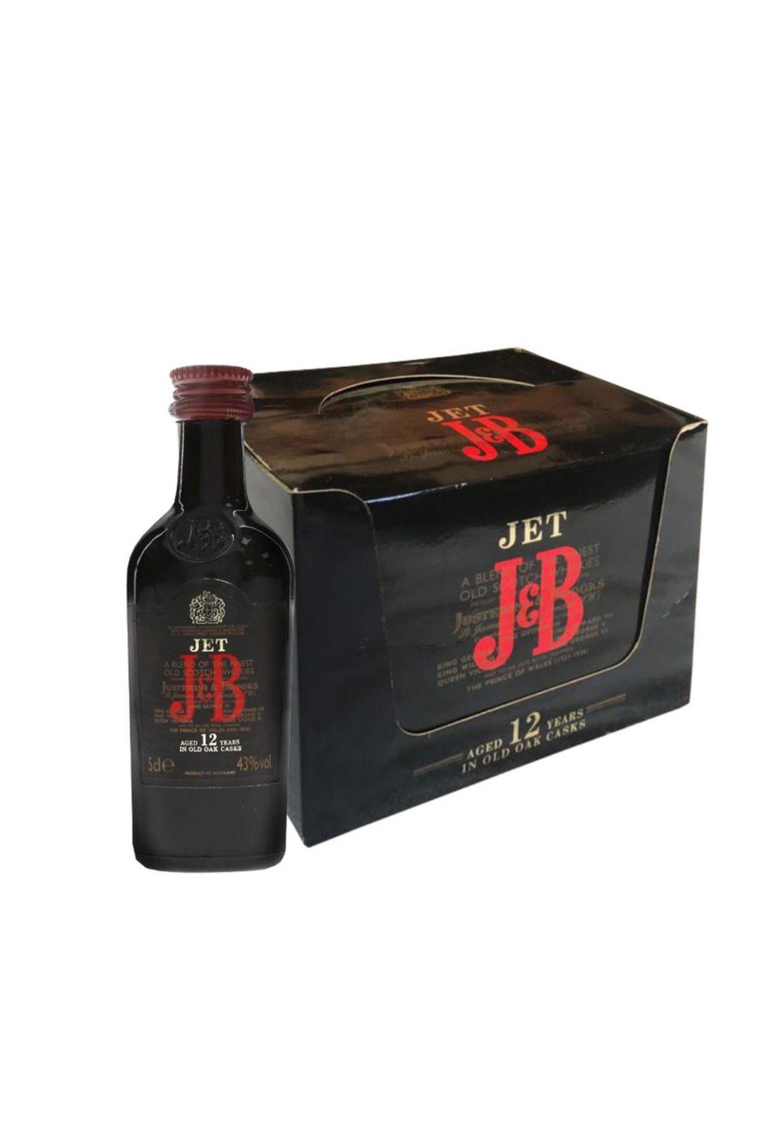 12 Miniaturas Whisky J&B JET 12 años, Scotch Whisky (50 ml)-0