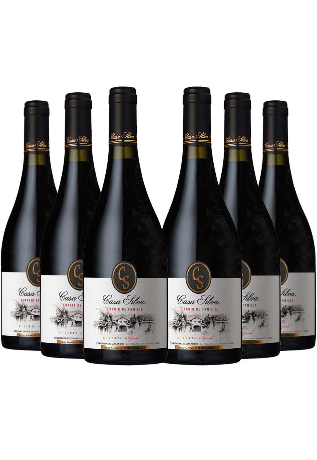 6 Vinos Casa Silva Terroir De F. Reserva Syrah-0