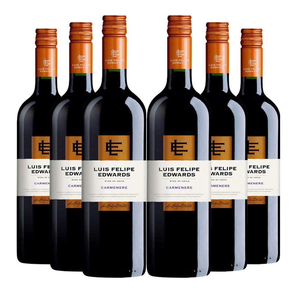 6 Vinos Luis Felipe Edwards Classic Camenere 750ml-0