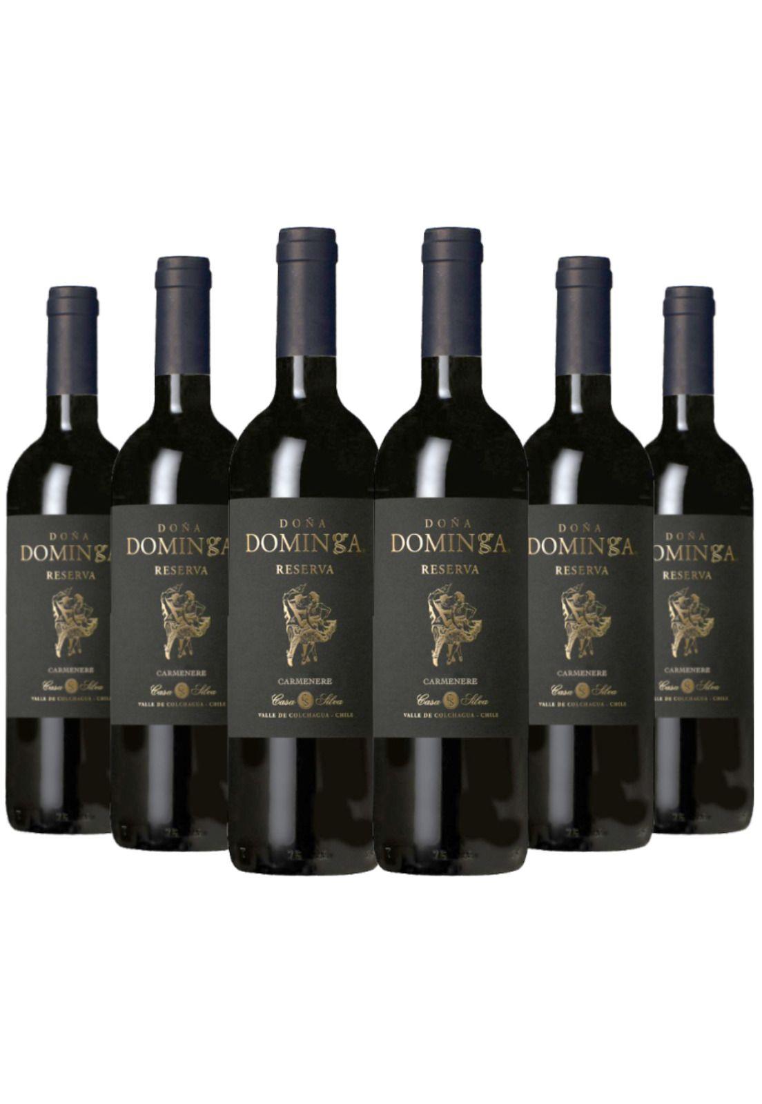 6 Vinos Doña Dominga Black Reserva Carmenere-0