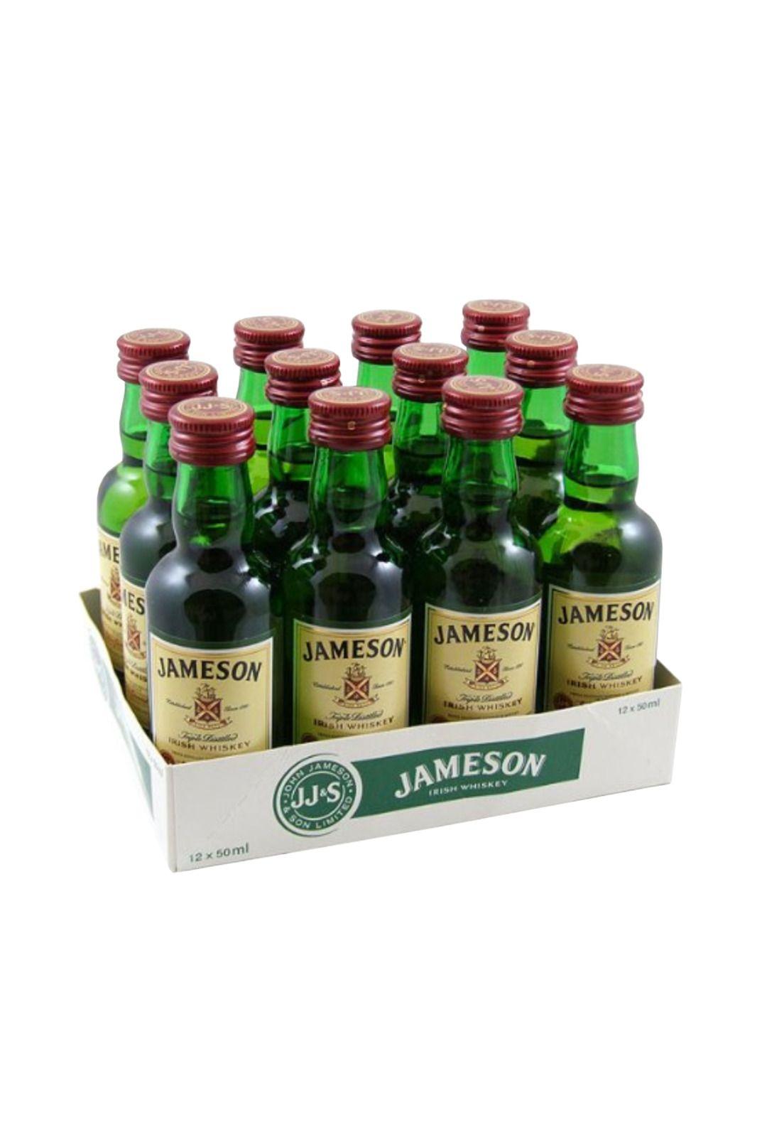 12 Miniaturas Whisky Jameson Irish Whiskey (50 ml)-0