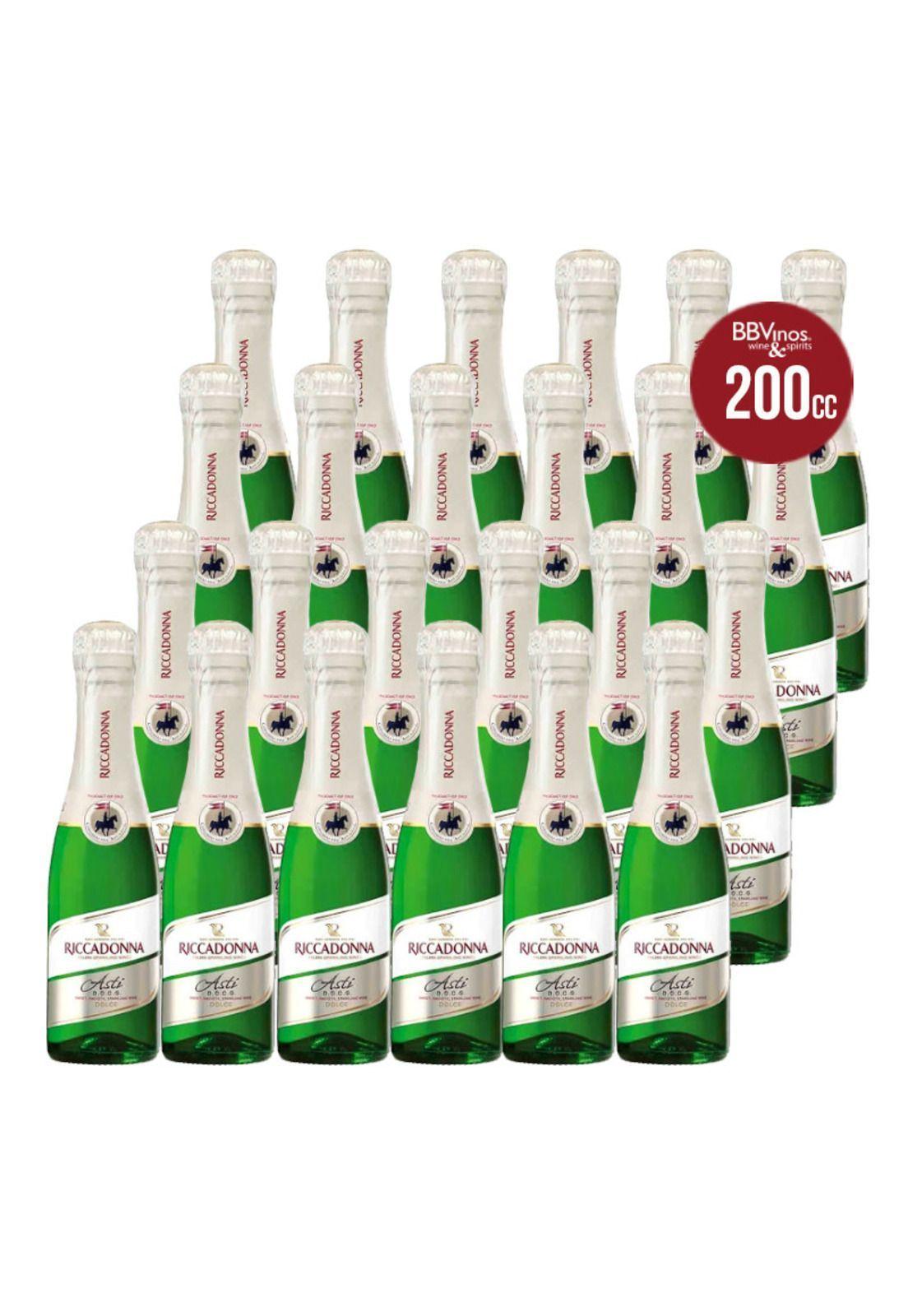 24 Espumantes Riccadonna Asti, Italia (200 ml)-0