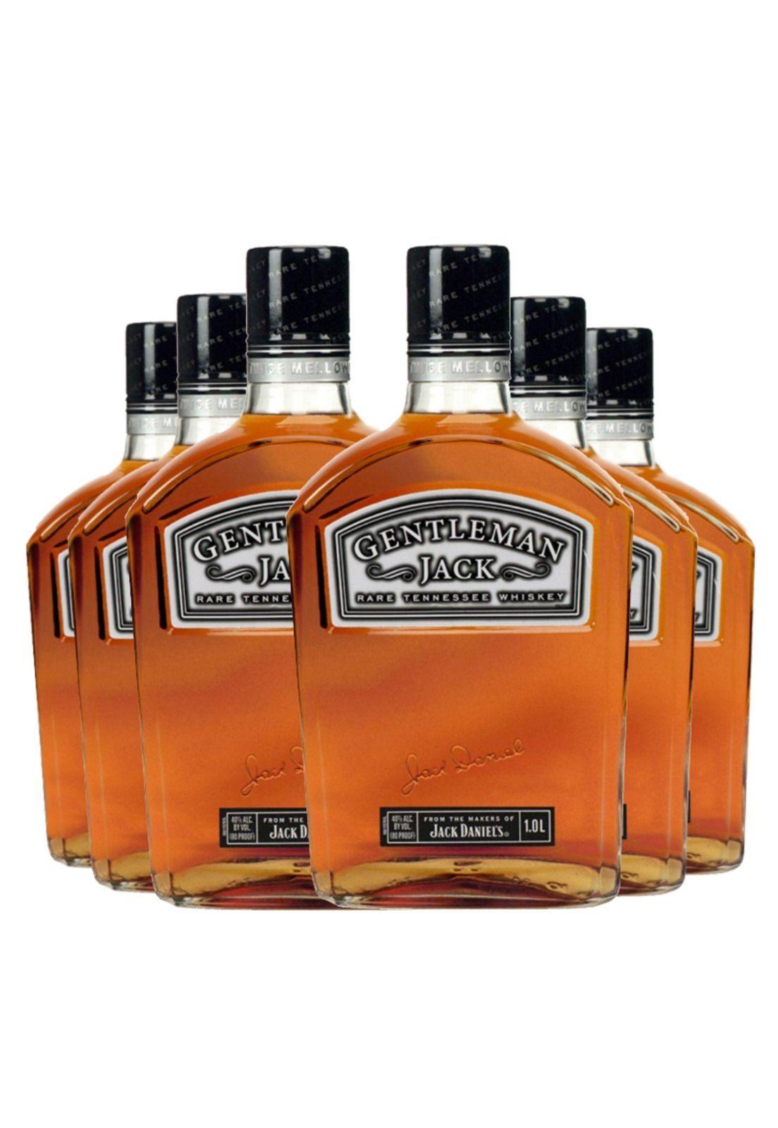 6 Whisky Jack Daniels Gentleman Jack (100Cl, 40%)-0