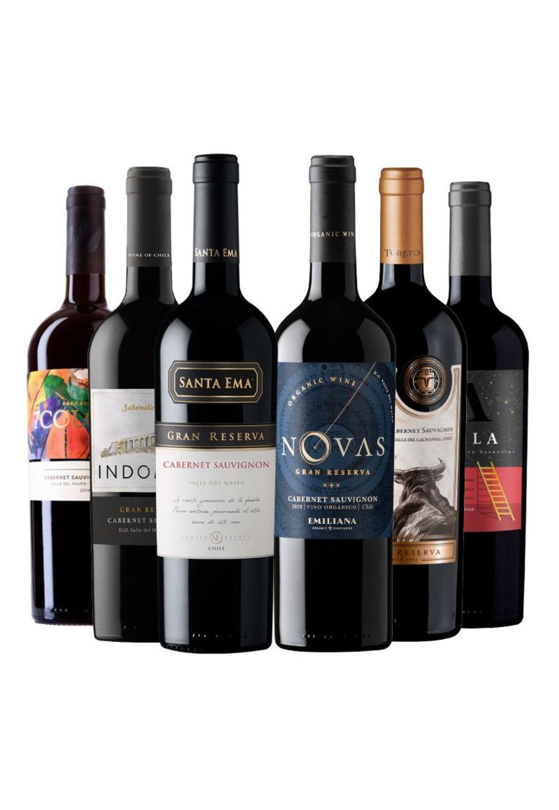 6 Vinos Mix Plus Gran Reserva Cabernet Sauvignon-0
