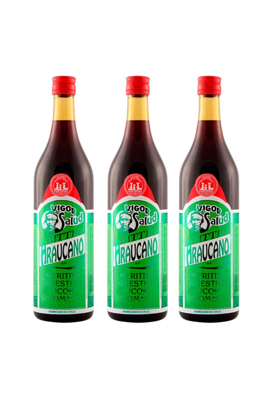 3 Licores Araucano, Licor De Hierbas-0