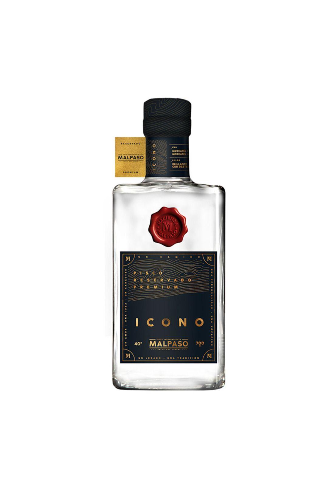 Pisco Mal Paso Icono Reservado Transparente, Valle de Limari-0