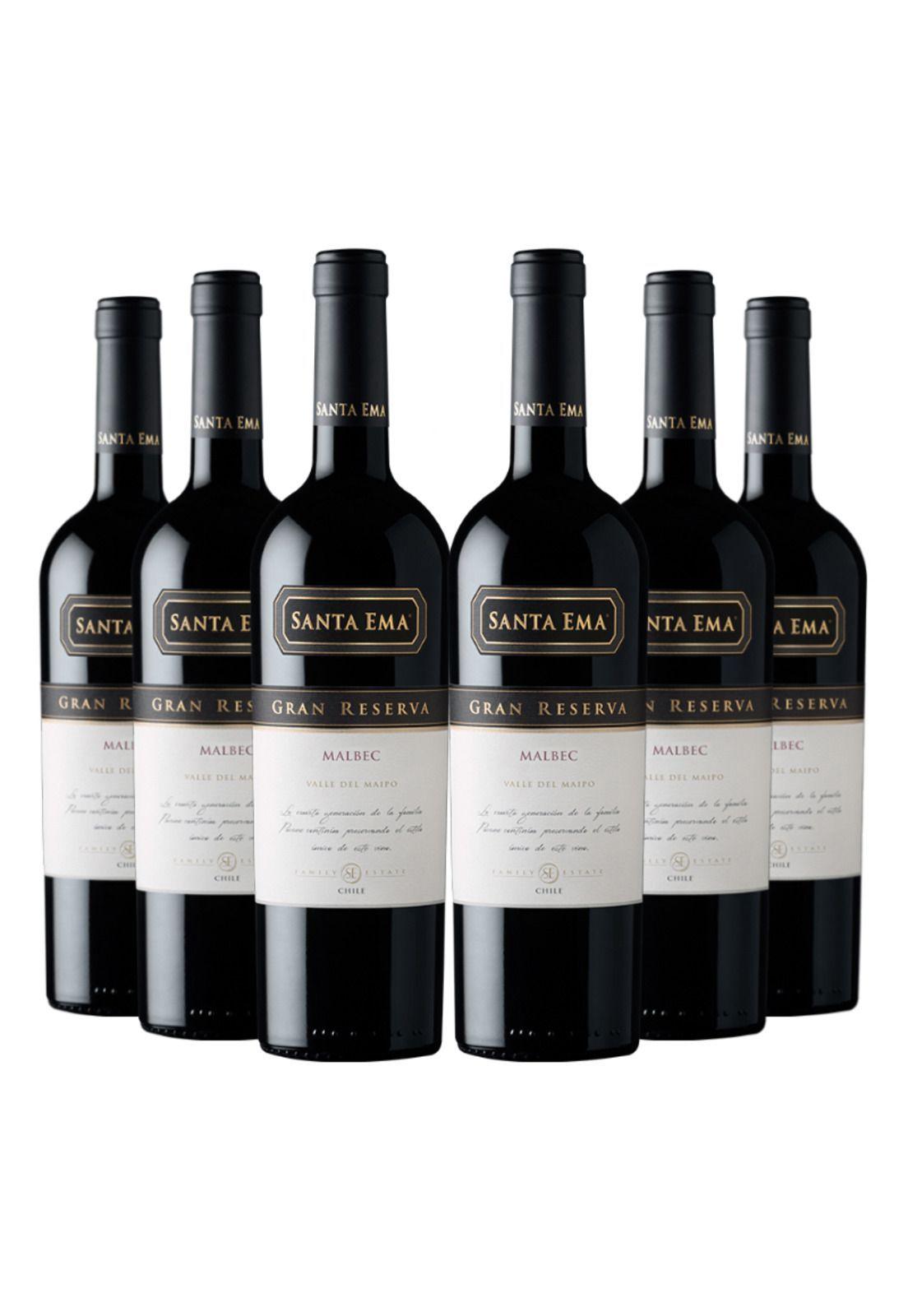 6 Vinos Santa Ema Gran Reserva Malbec-0