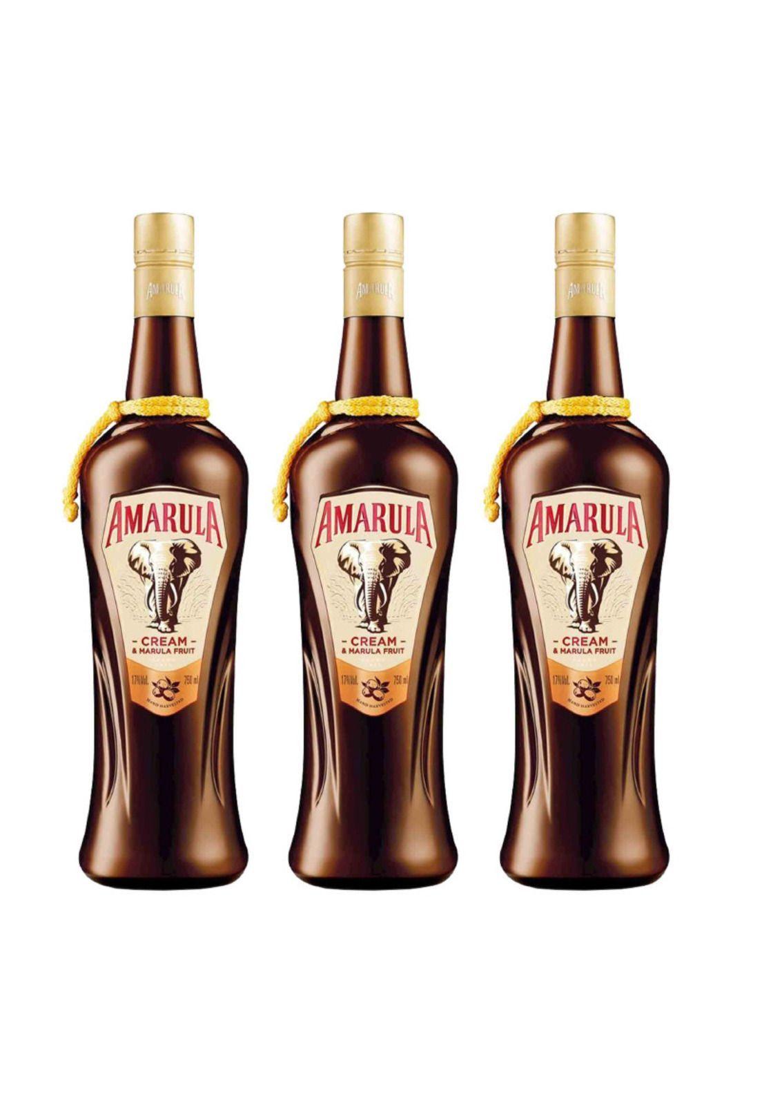 3 Licor Amarula, Crema de Cafe-0