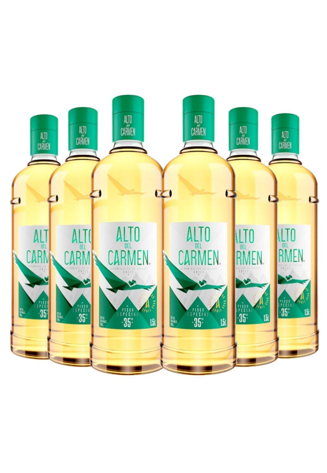 6 Piscos Alto Del Carmen (1500ml, 35º)-0