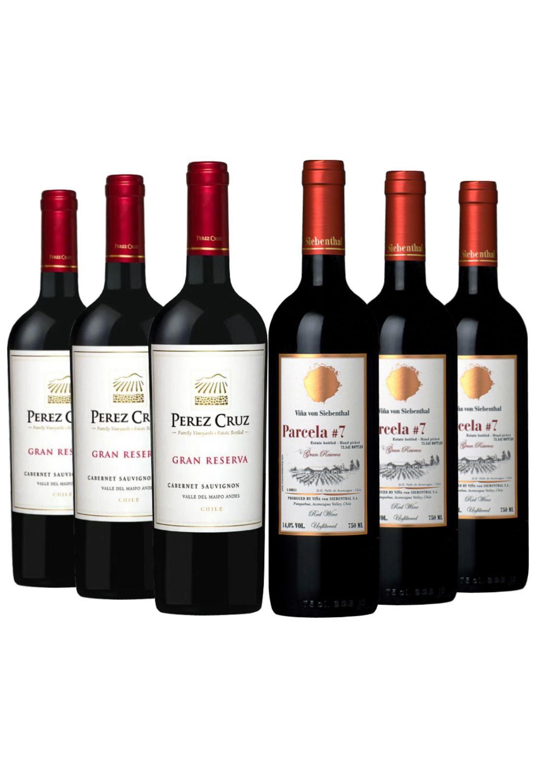 6 Vinos: 3 Von Siebenthal Parcela 7 + 3 Perez Cruz G Reserva-0