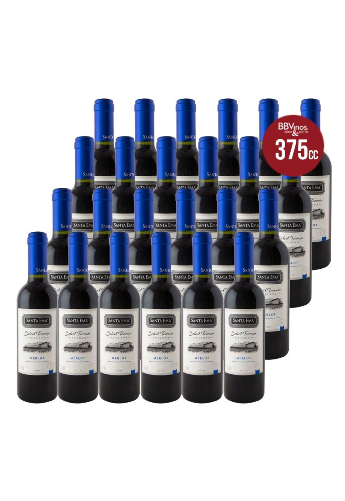 24 Vinos Santa Ema Select Terroir Merlot (375 ml)-0
